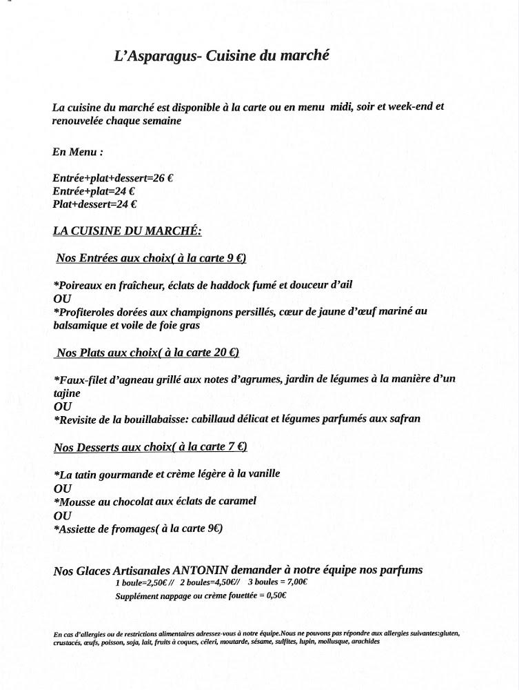L'Asparagus - Menu Image 2